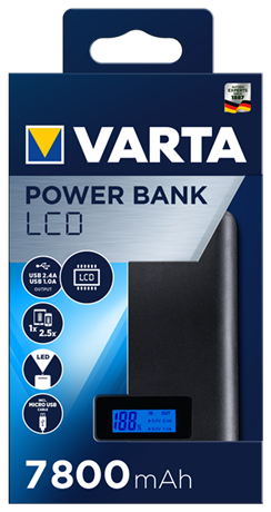 LCD Power Bank 7800